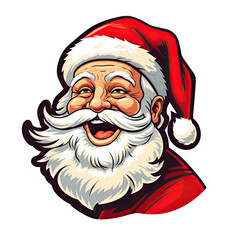 Wall Mural - Happy Santa Christmas Sticker