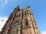 Fototapeta Sypialnia - Cathédrale de Strasbourg, Patrimoine mondial de l'UNESCO, Strasbourg, Bas-Rhin, France, Alsace