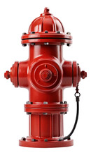 Red Fire Hydrant Isolated.