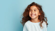 © Ricardo Costa - Happy girl kid isolated on studio background