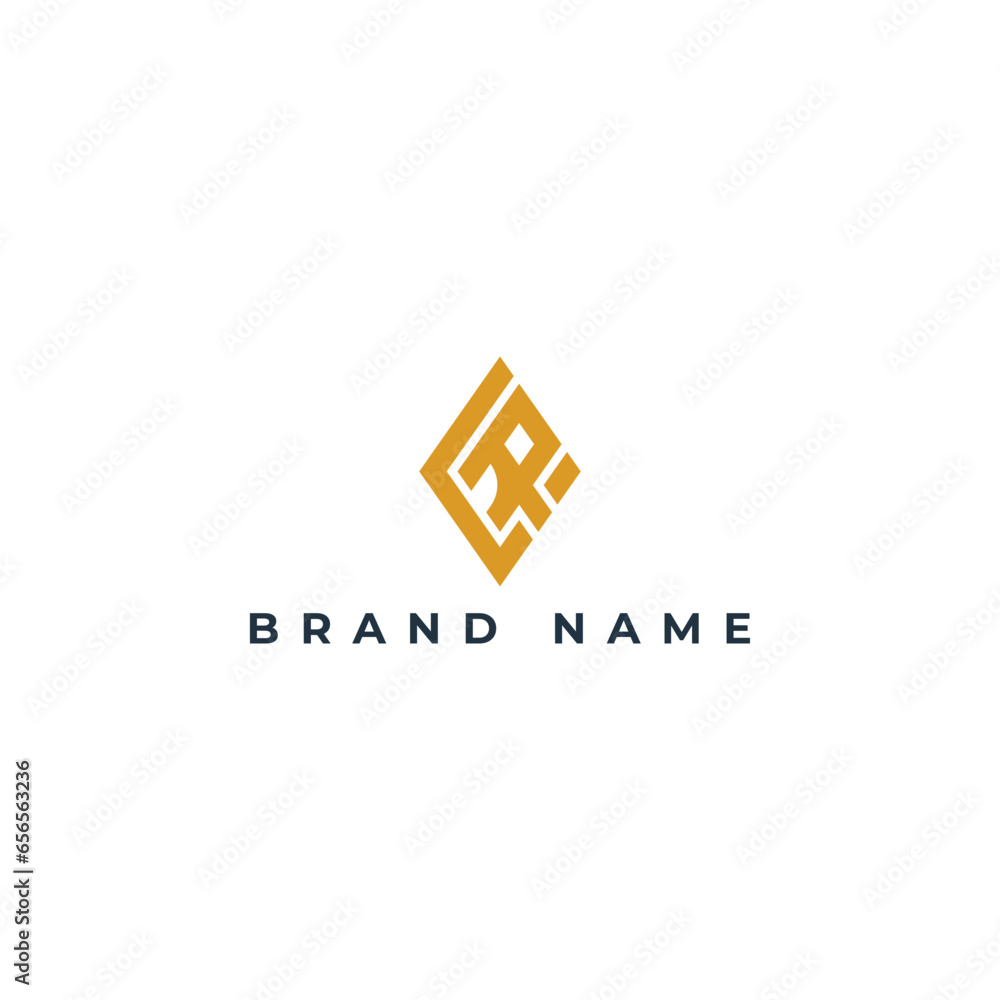 Abstract letter LR or RL logo. Luxury, simple, stylish, and elegant LR ...