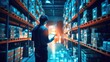 © kwanchaift - A person with a tablet accessing cloud storage services, illustrating the convenience of storing data remotely