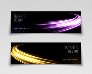 Wall Mural - shiny cosmic template. sparkling banners for discount, sales and greeting card. luxury space posters