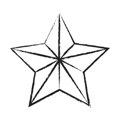 Poster - Hand drawn Star icon