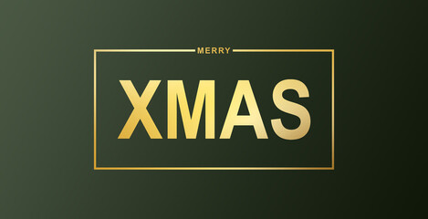 Christmas banner. Background Xmas design of sparkling lights garland, with realistic gifts box, black snowflake and glitter gold confetti. Horizontal christmas poster, greeting cards, headers, website