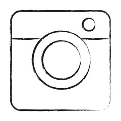 Sticker - Hand drawn Camera icon