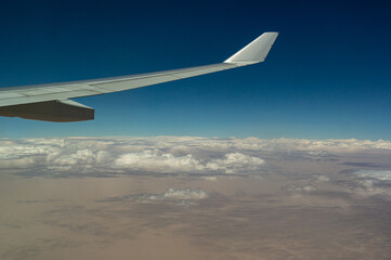 Wall Mural - view from airplane window