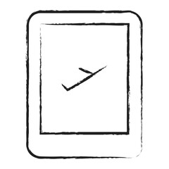 Poster - Hand drawn Tab Flight icon