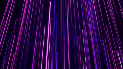 Wall Mural - purple star light trail background, long exposure digital energy streak line motion, colorful futuri