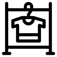 Poster - Clothes Rack Icon