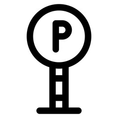 Sticker - Parking Area Icon