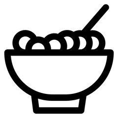 Poster - Cereal Bowl Icon