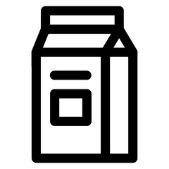 Canvas Print - Milk Carton Icon