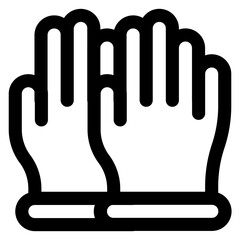 Poster - Rubber Gloves Icon