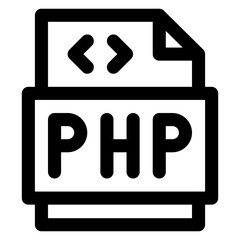 Wall Mural - PHP File Icon