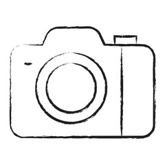 Wall Mural - Hand drawn Camera icon