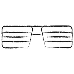 Canvas Print - Hand drawn Spectacles icon