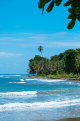 A beach scene in Costa Rica.