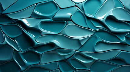 Wall Mural - Turquoise Ceramic Wall Texture Background