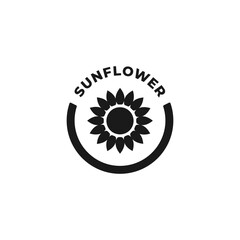Wall Mural - Sunflower icon vector or Sunflower symbol vector isolated. Best Sunflower Icon Vector for product design element, apps, websites, print design, and more about sunflower.