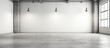© 2rogan - Spotlit grey floor in white and gray studio backdrop