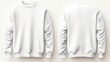 © MuzammilZia - front white sweatshirt, back white sweatshirt, set of white sweatshirt, white sweatshirt, white sweatshirt mockup, white sweatshirt template, white sweatshirt isolated, sweat shirt, easy to cut out