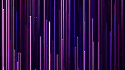 Wall Mural - purple star light trail background, long exposure digital energy streak line motion, colorful futuri