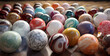 the balls of the colorful marble. Generative Ai content