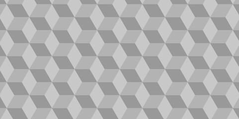Wall Mural - Abstract geometric structure mosaic and tile square background with cubes pattern. Seamless geometric pattern abstract background. abstract cubes geometric white and gray color hexagon technology.