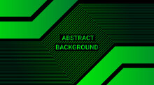 Abstract Green Black Tech Modern Luxury Gaming Sport Background