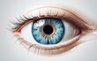 Zooming In on Human Eye. Generative Ai