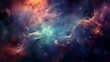 A cosmic wonder of star field and nebula: an outer space background with glowing and colorful effects
