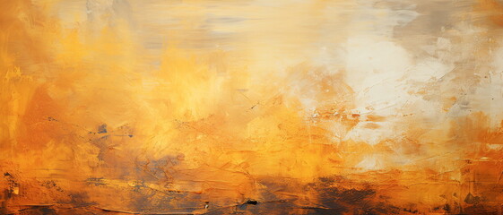 Wall Mural - Abstract background with gold and black grunge texture as wallpaper banner with copy space for text