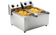 Stainless Steel Deep Fryer on Transparent Background