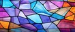 Stained Glass Window With Irregular Block Pattern . Сoncept Stained Glass, Window Design, Irregular Pattern, Block Pattern
