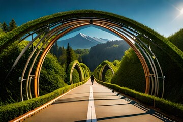 bridge over the river