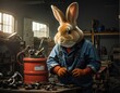 a rabbit becomes a mechanic