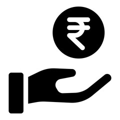 Sticker - Solid Rupees Funding icon