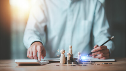 Aufkleber - concept of finance and investment ,profit growth management ,financial graphical and statistical analysis ,Stock and currency fund management ,bank interest management ,high return investment