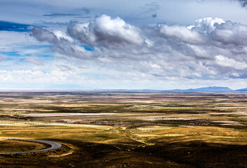 Wall Mural - Bolivia countryside and Salt Flats