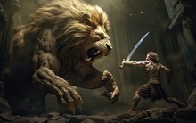 Hercules Fought With A Lion