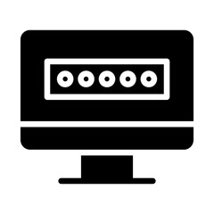 Poster - Solid Computer Password icon