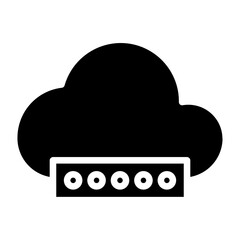 Poster - Solid Cloud Password icon