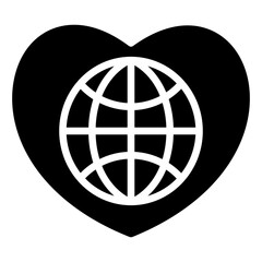 Sticker - Solid Love Earth icon