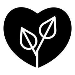 Poster - Solid Heart arrow icon