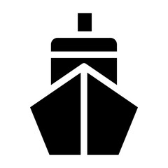 Wall Mural - Solid Shipping icon