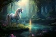 A mystical forest is home to enchanting creatures like unicorns and fairies. Generative AI