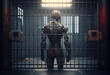 Robot cyborg in jail