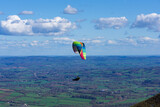 Fototapeta  - paragliding off the Blorenge mountain