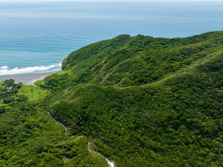 Poster - Beautiful sea and the coastline over the island